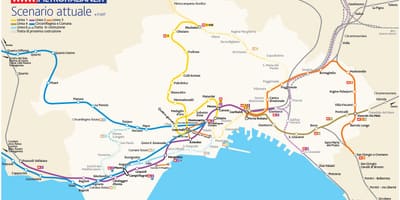 Peta naples metro