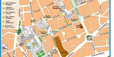 Peta spaccanapoli naples